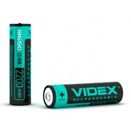 Li18650 2200mAh 3.7V с защитой Videx