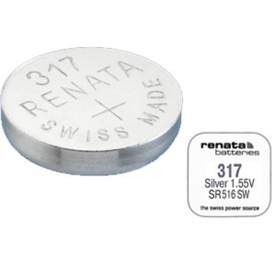 Renata 317 (SR516SW) (1/10/100)