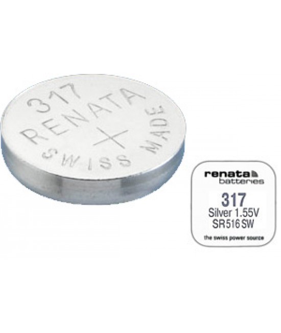 Renata 317 (SR516SW) (1/10/100)