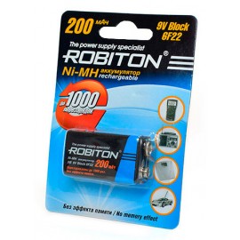 Robiton 6F22 (крона) 200mAh BL1 (1/25)