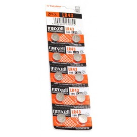 Maxell LR43 (386/G12) BL10 (10/200)