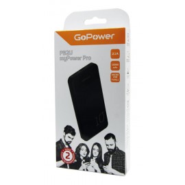 Внешний аккумулятор GoPower PB2U 10000mAh black