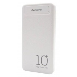 Внешний аккумулятор GoPower PB2U 10000mAh white